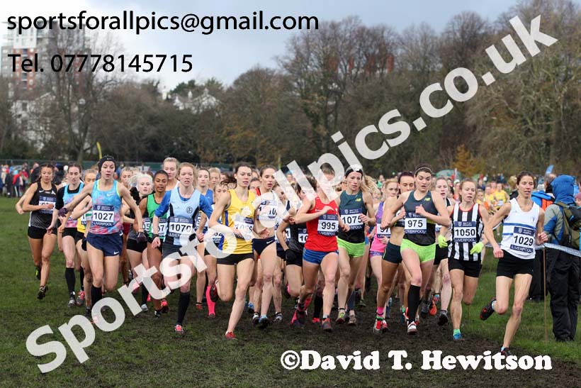 Senior Women and under-23 Womens 2017 British Athletics Liverpool Cross Challenge, Sefton Park, Liverpool. Photo:  David T. Hewitson/Sports for All Pics
